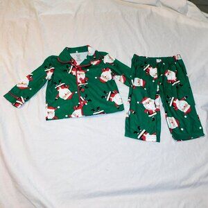 Baby Toddler First Christmas Pajamas Flannel Santa Long Sleeve Unisex Xmas NEW